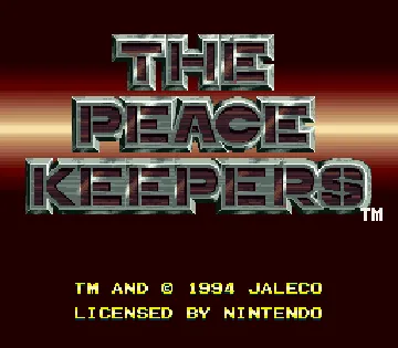 Peace Keepers, The (USA) screen shot title